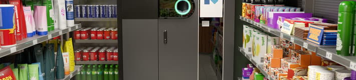 TOMRA B7 reverse vending machine in-store
