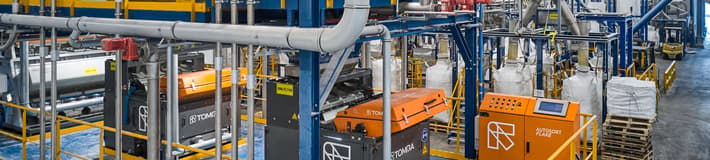 TOMRA sorting machines in Cirrec recycling plant