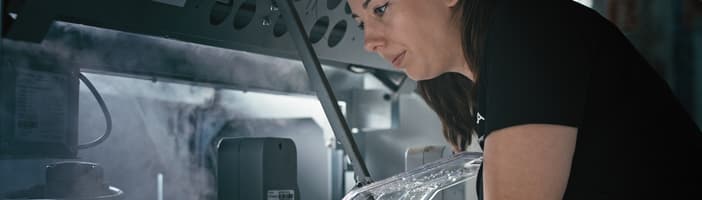 Female employee at work 