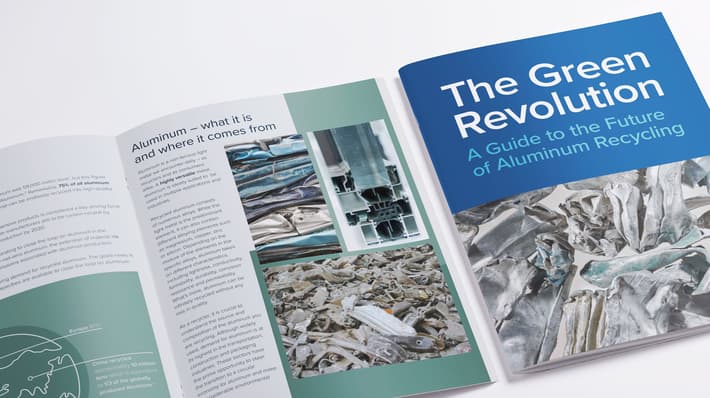Brochure cover for Aluminum Recycling