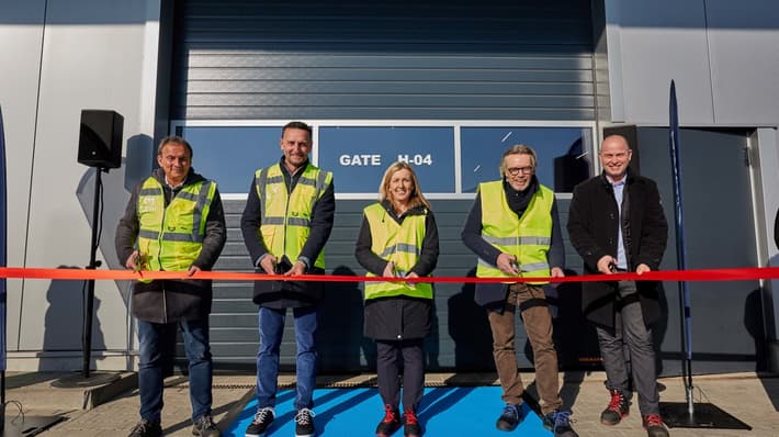 TOMRA Ribbon cut of new Test Center