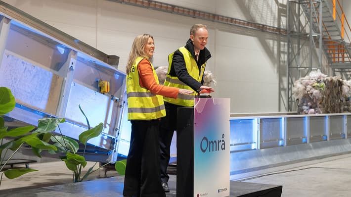 Tove Andersen at Områ facility opening