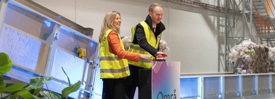 Tove Andersen på åpningen av TOMRÅ anlegget
