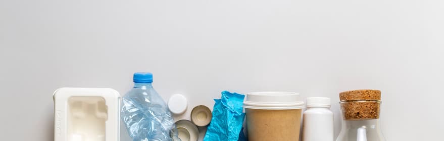 Various plastic waste