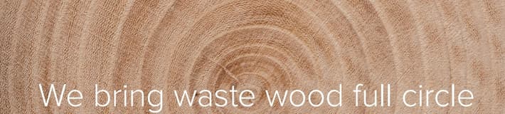 wood waste flyer brochure