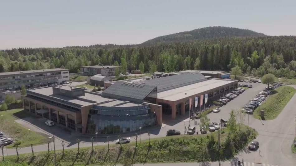 TOMRA office in Asker, Norway. Outdoor view 