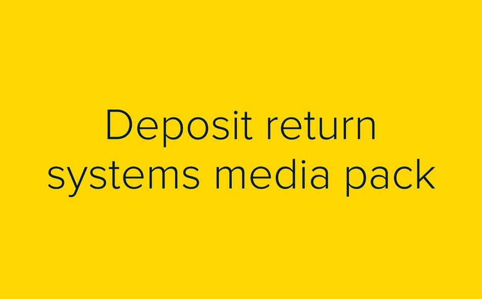 Media pack for deposit return system