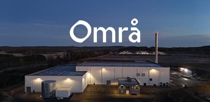 Områ plastic sorting facility in Norway