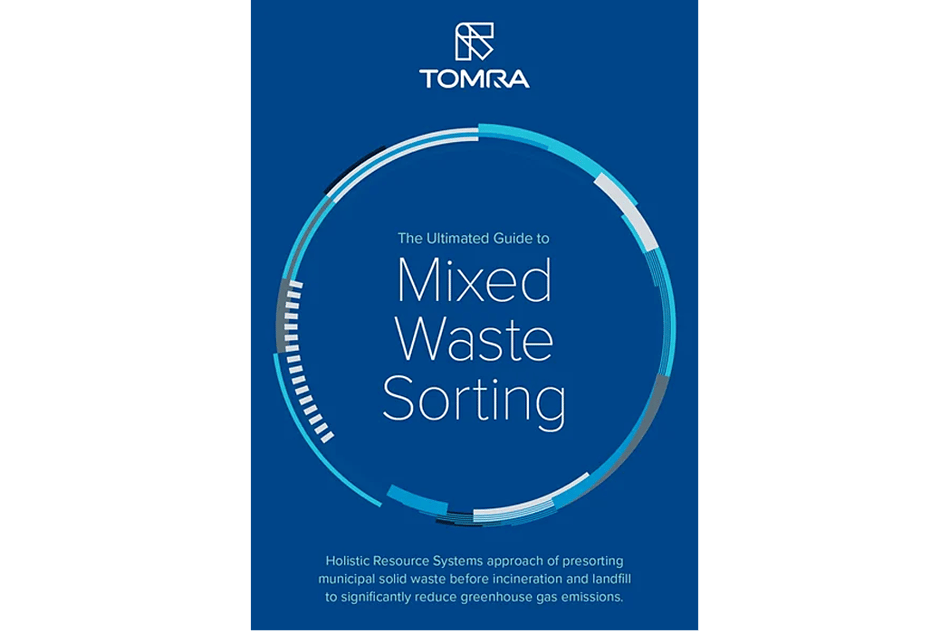 Mixed waste sorting brochure cover