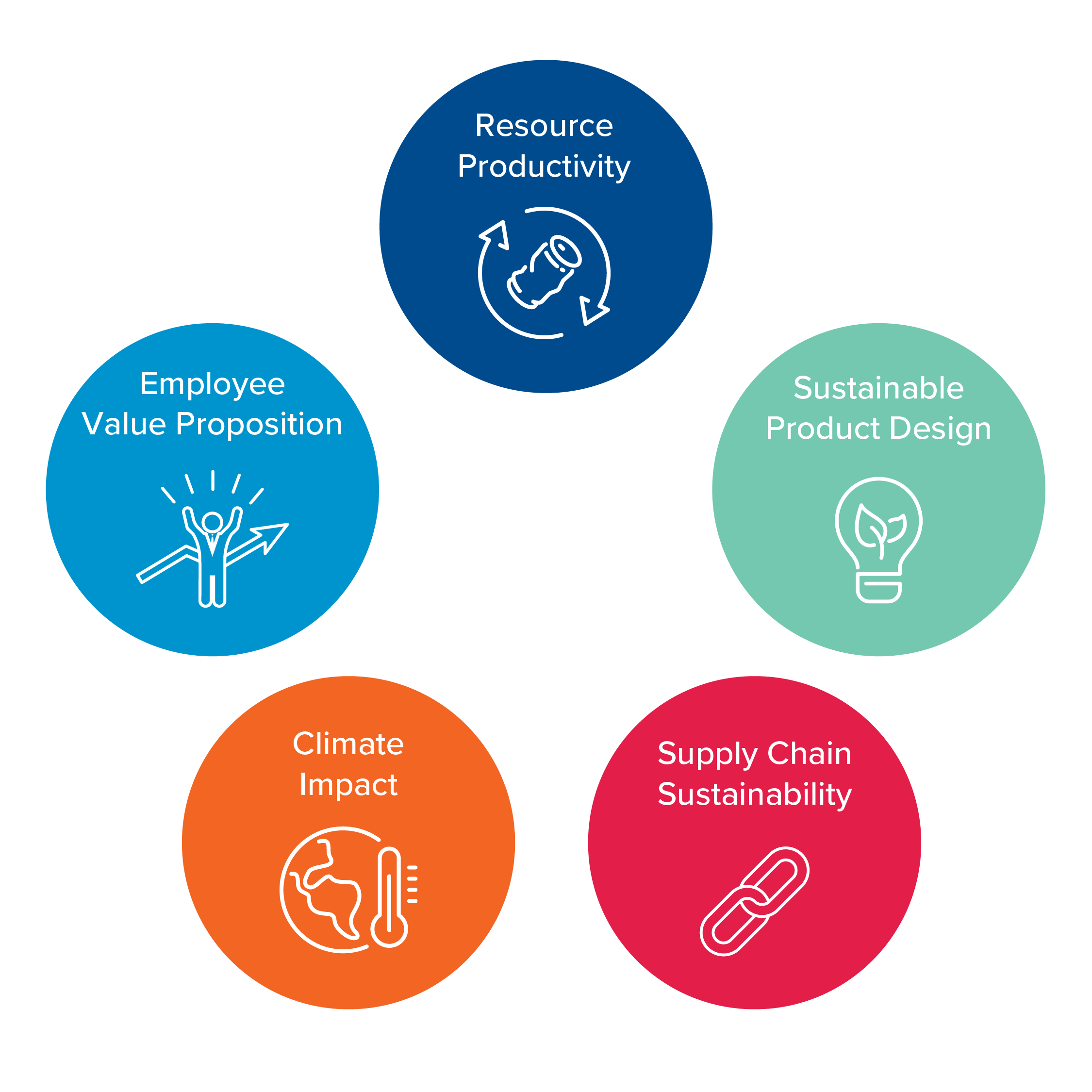 TIMRA five sustainability strategic pillars