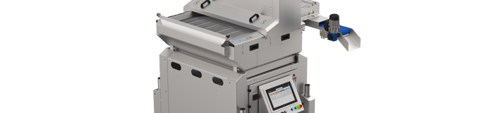 A render of the TOMRA Neon blueberry pre-grading machine