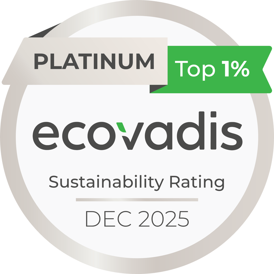 EcoVadis platinum medal for TOMRA