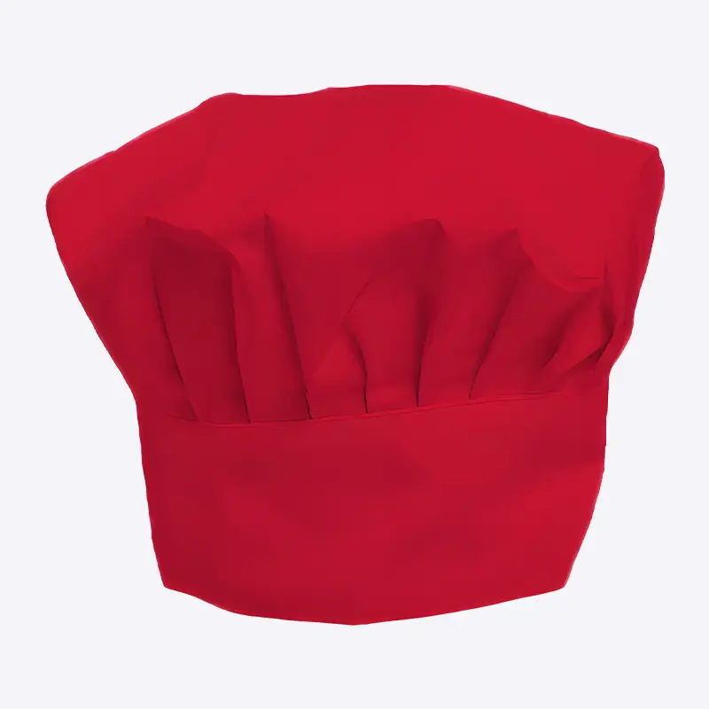 Topi koki lipit custom made profesional untuk layanan makanan 1