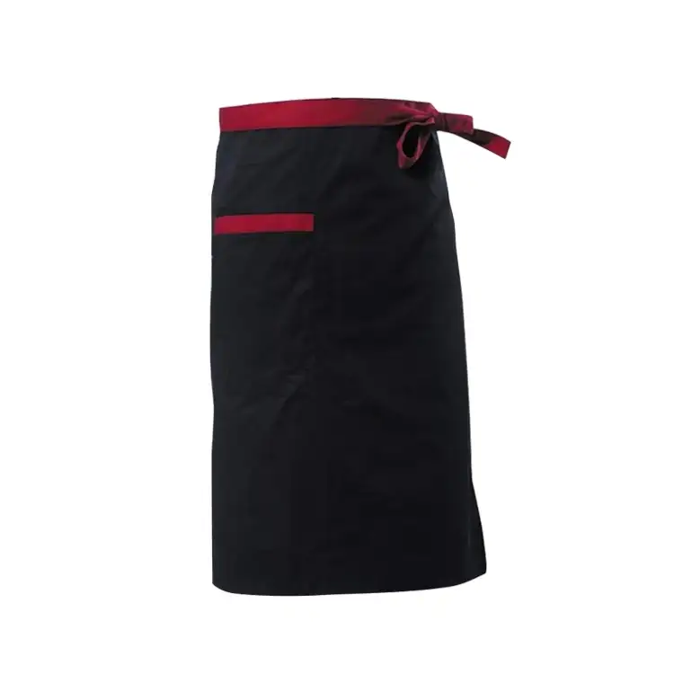 Celemek Pelayan Restoran Kedai Kopi Unisex Profesional Kustom untuk Koki Dapur 1