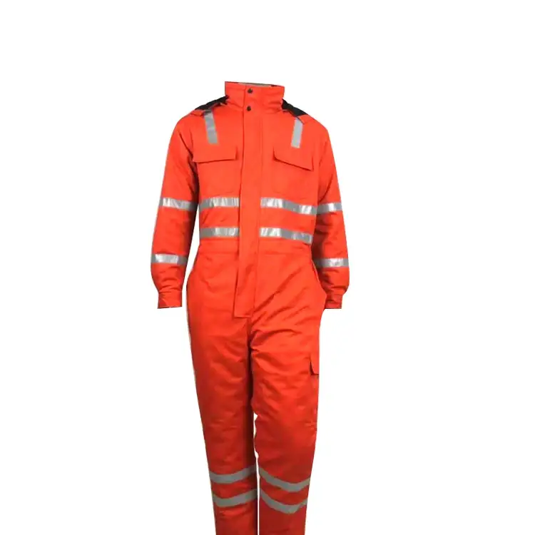 Wholesale Custom High-Quality Fire-Resistant Construction Roadway Protective Winter Long-Sleeve Coveralls 1